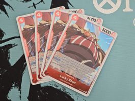 4x One Piece TCG - Lucky Roux EN