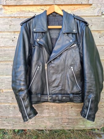 Lederjacke Grösse 48-5 M "Spirit Motors" Biker Motorradjacke