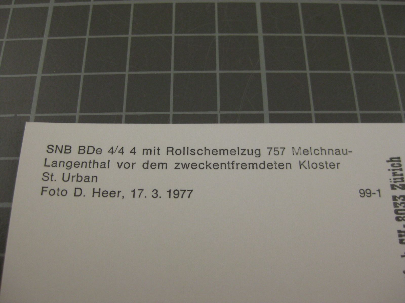 Cartoline postali: AK St. Urban mit Zug – Nuovo (secondo la descrizione) da Malters venduto da Marosko 2