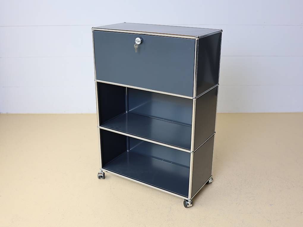USM Scaffali: USM Haller Highboard Anthrazitgrau Lieferung&Umbau möglich – Usato da Meinisberg venduto da atelier_TILIJA 9
