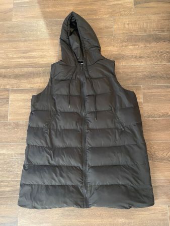 Gilet / Mantel schwarz Gr. 56 / 58 / 60
