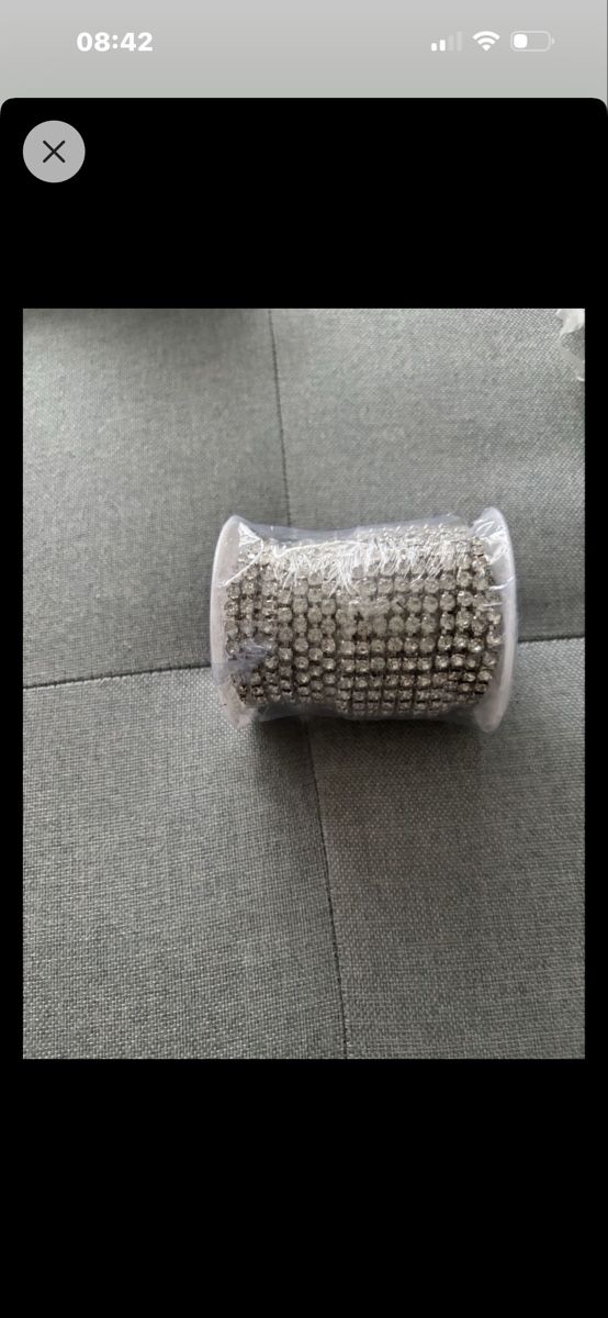 Tessuti: Fils de Coutire argent – Nuovo e nell'imballaggio originale da Brügg BE venduto da rah_mqh8