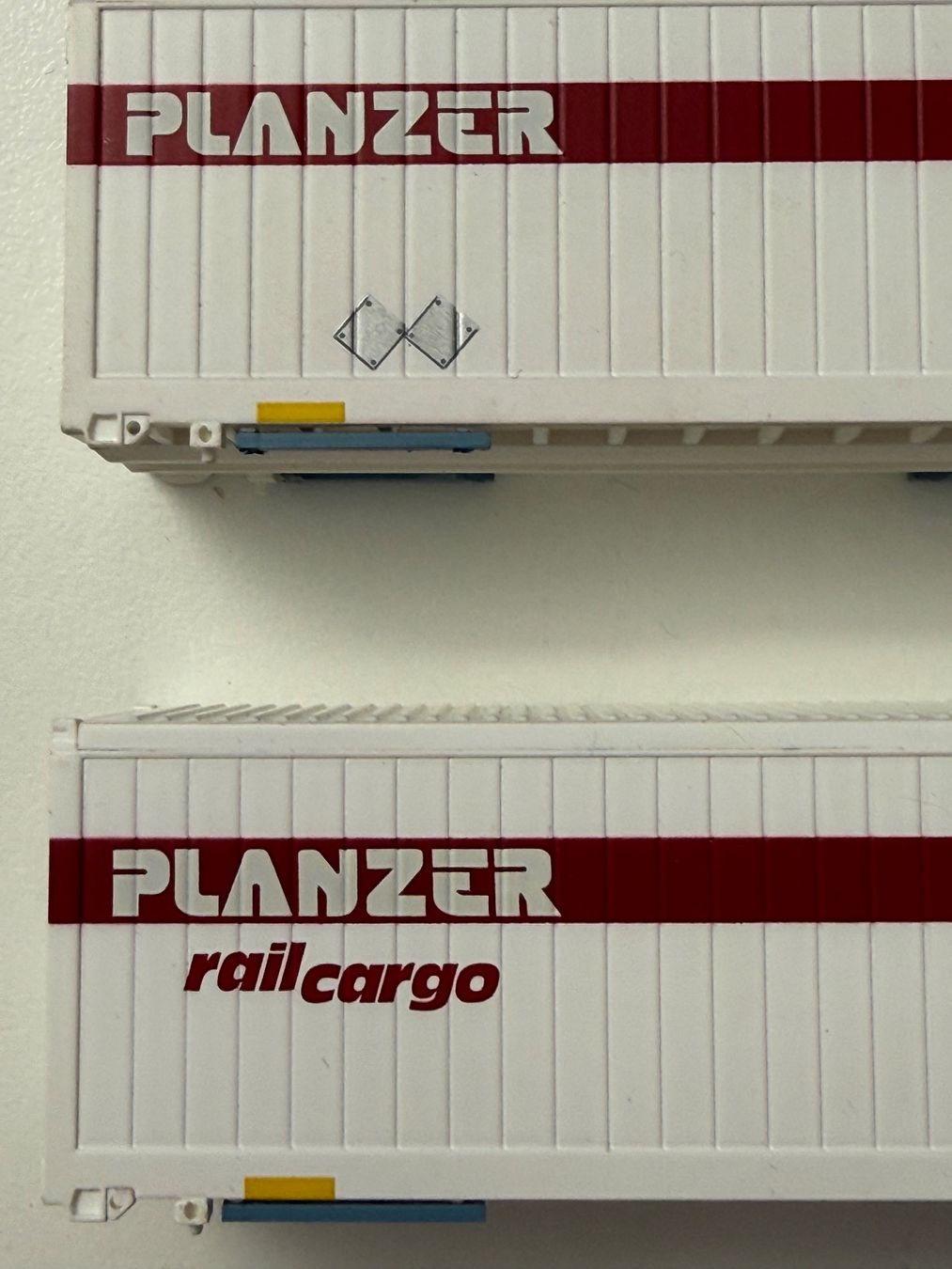Roco Modellini di ferrovie: Roco 2x Planzer Container / HO – Usato da Jonschwil venduto da sutfra12 4