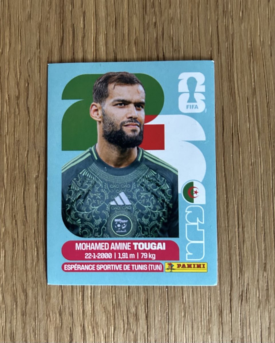 Panini Cartes à collectionner: FIFA WM 2026 ALG6 Tougai – D'occasion à Biel/Bienne par pau_fg6x