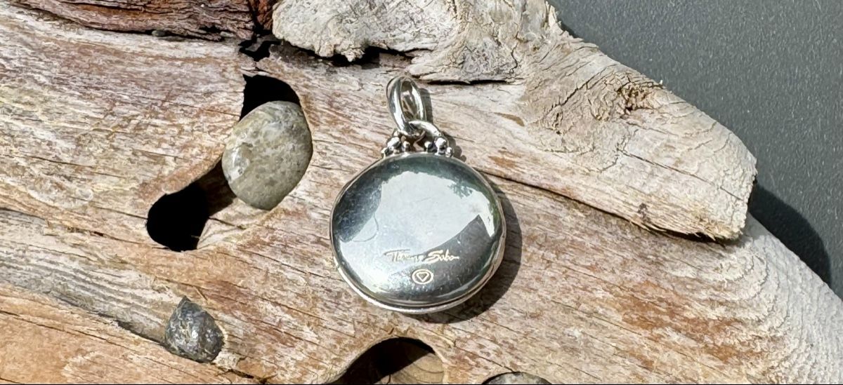 Thomas Sabo Ciondoli: Thomas Sabo Medaillon Silber 925 mit Zirkonia – Usato da Rüti ZH venduto da MapleLeaf62 1