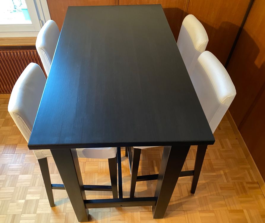 Bartisch inkl. 4 Stühlen IKEA Kaufen auf Ricardo
