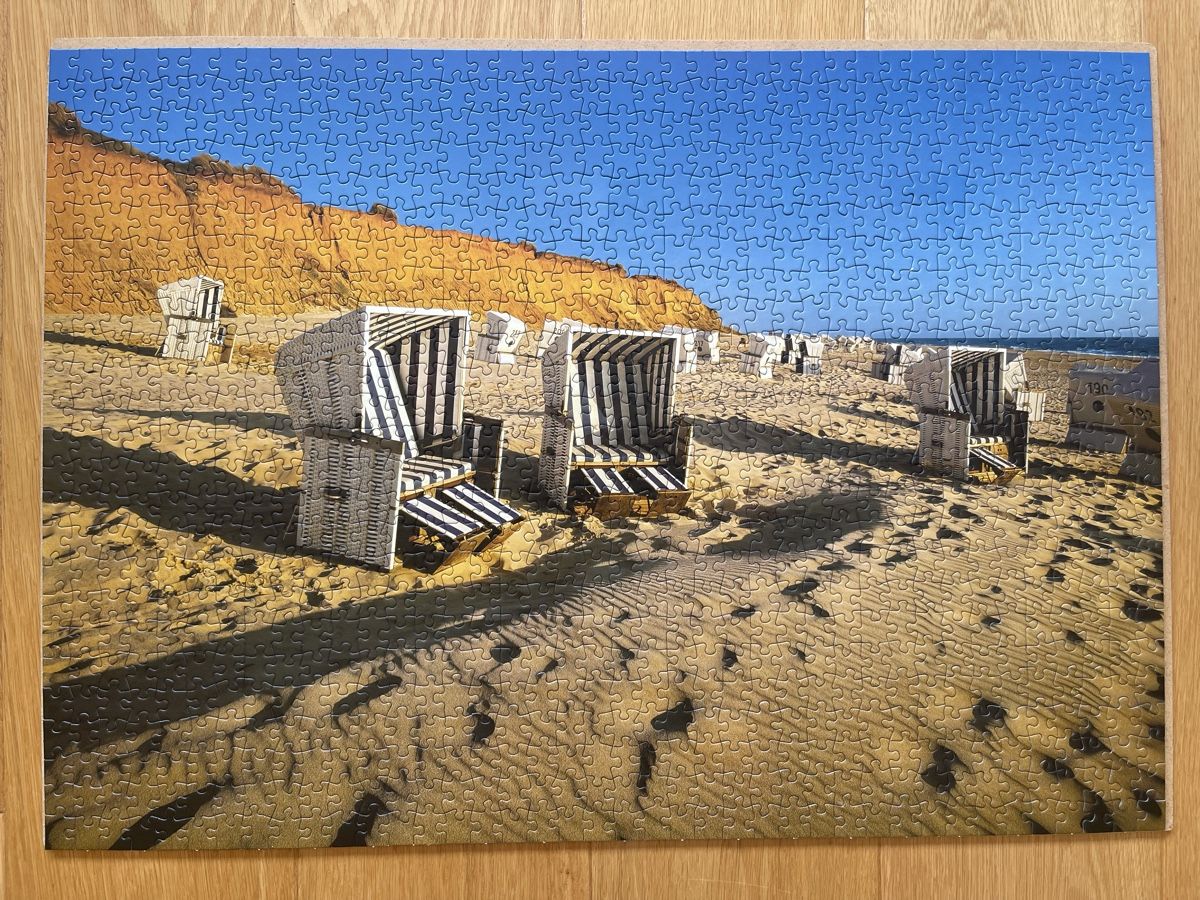 Puzzle: Puzzle 1000 Teile Strandidylle – Usato da Glattfelden venduto da Schmoni18 2