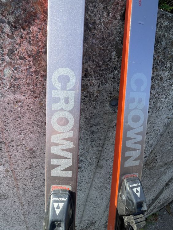 Fischer Sci: Ski Fischer Crown Langlaufski + Stöcke, Occasion – Usato da Rüschlikon venduto da leo_mwz2 2