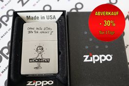 ZIPPO Feuerzeug - OHNE MEIN ZIPPO BIN ICH NACKT! (2001)