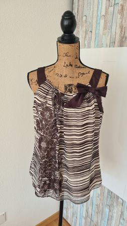 Schickes Sommer Top von Un Jour Ailleurs, Gr.M  Braun