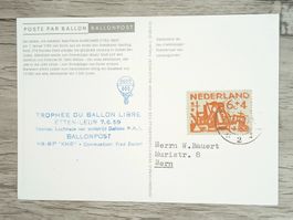 TR13 Carte Postale + Timbre Pays-Bas 1959