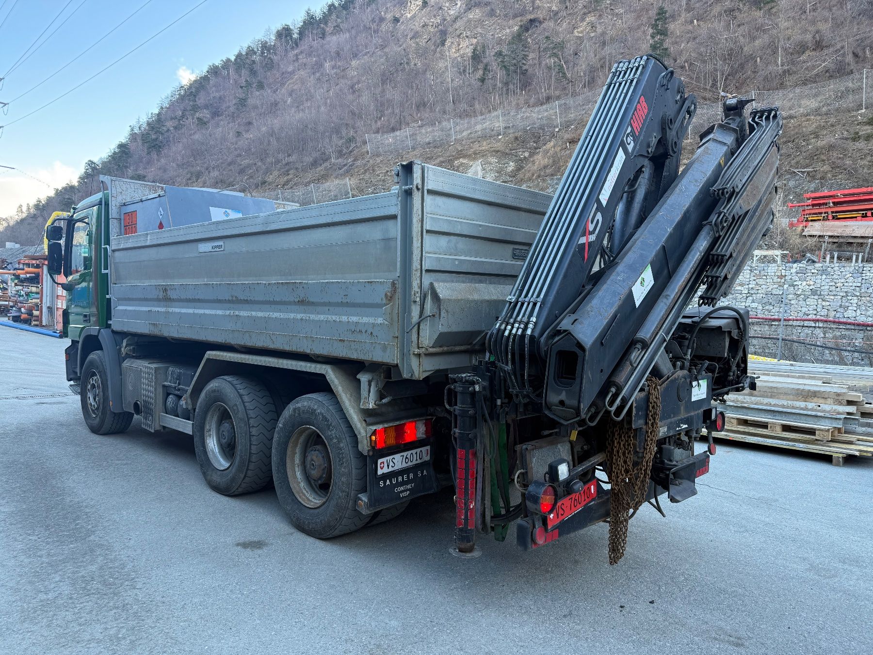 Mercedes-Benz Autocarri: Mercedes Actros 2646 mit Kran – Usato da Stalden VS venduto da kevi93 3