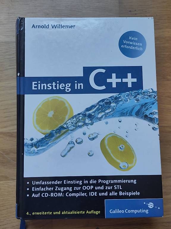 Libri: Einstieg in C++, 4. Auflage Arnold Willemer – Usato da Solothurn venduto da sam9129
