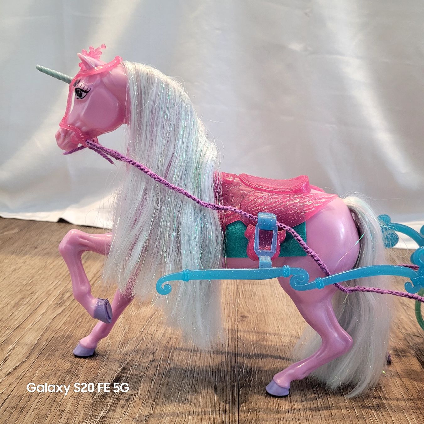 Giocattoli: Barbie Pferd Schwanensee Einhorn und Kutsche – Usato da Niederbuchsiten venduto da klengyel 7
