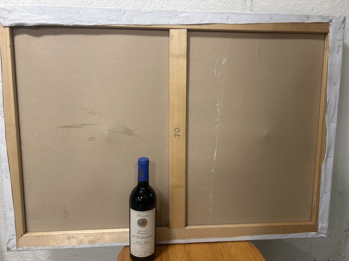 Dipinti: Gemälde Noahs Arche, Tierdarstellung, Leinwandbild, – Usato da Glarus venduto da KunstWerkEr-LS87 5