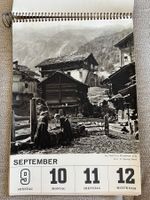 Antiker Kalender 1934  der Basler Versicherung, 105 Fotos