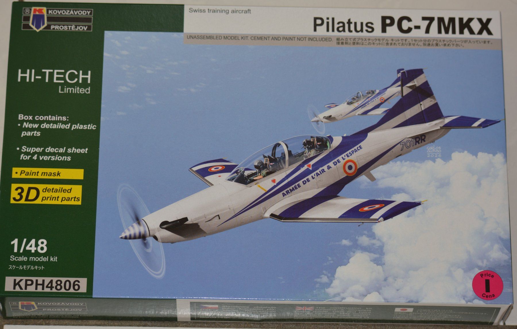 Kits de montage: Bausatz Pilatus PC-7MKX, 1/48 – Neuf avec emballage d'origine à Basel par Dogana