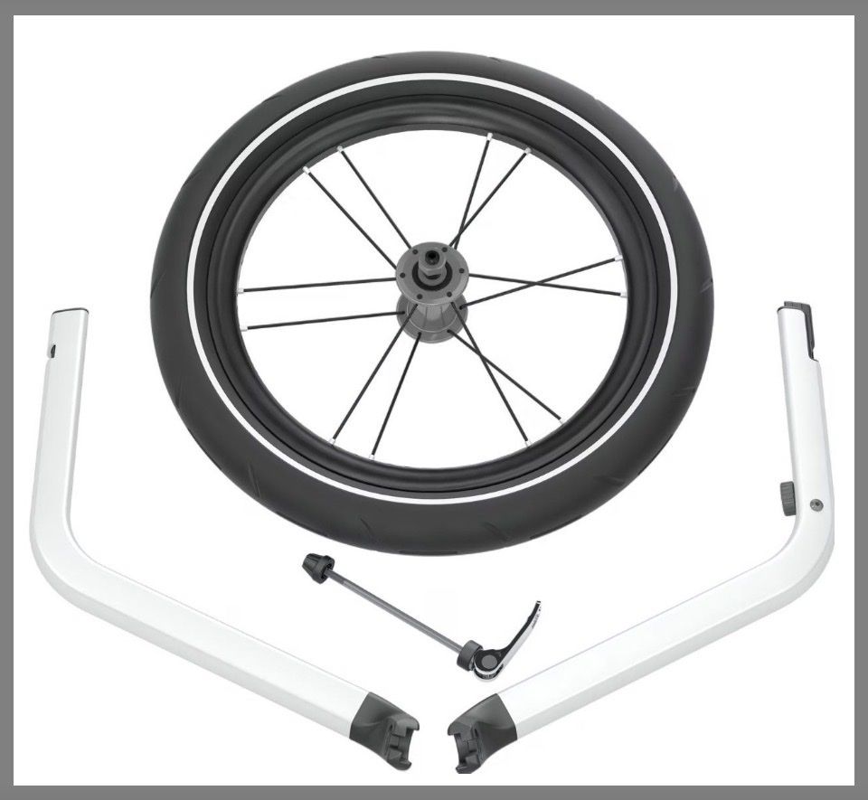 Thule Rimorchi: thule joging rad – Nuovo (secondo la descrizione) da Oberrohrdorf venduto da Musikfan91