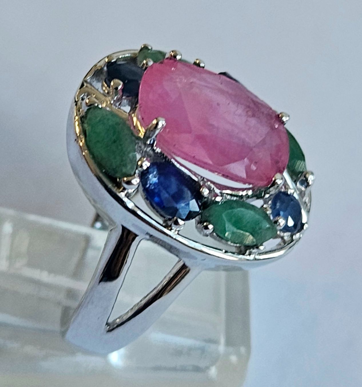 Anelli: Rubin Safir Smaragd Ring – Nuovo (secondo la descrizione) da Zürich venduto da benedikt12 8