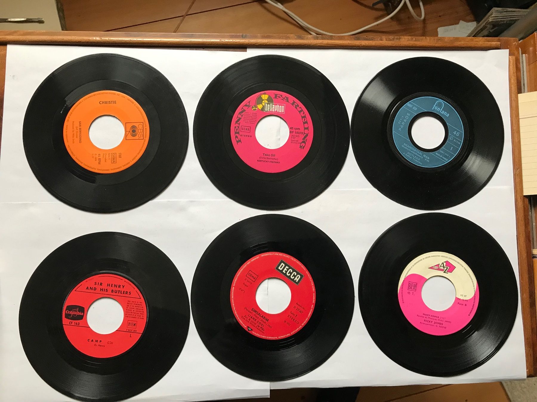 Dischi in vinile: single set nr. 14, verschiedene interpreten – Usato da liestal venduto da makai05
