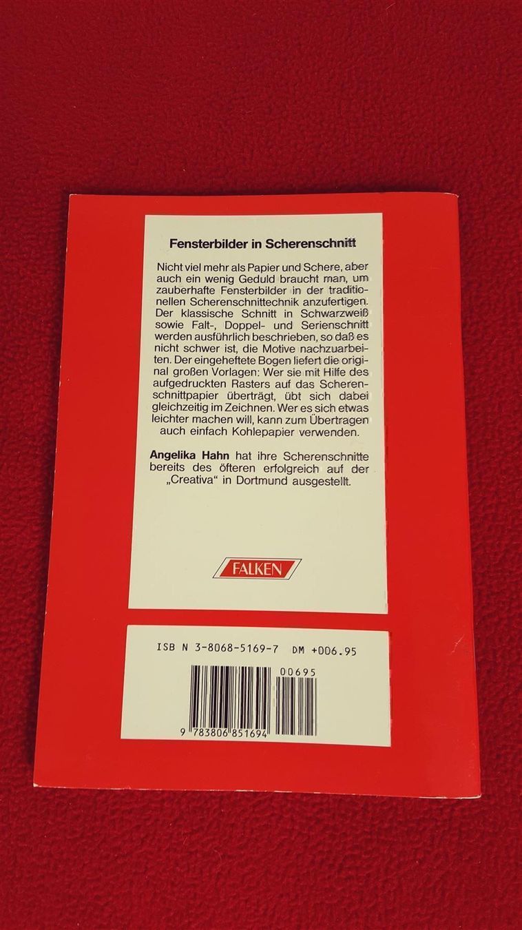 Libri: Scherenschnitt Fensterbilder – Usato da Winterberg ZH venduto da Gemini63 1