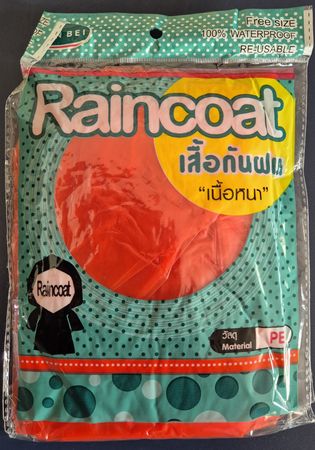 Regenmantel aus PE, one Size