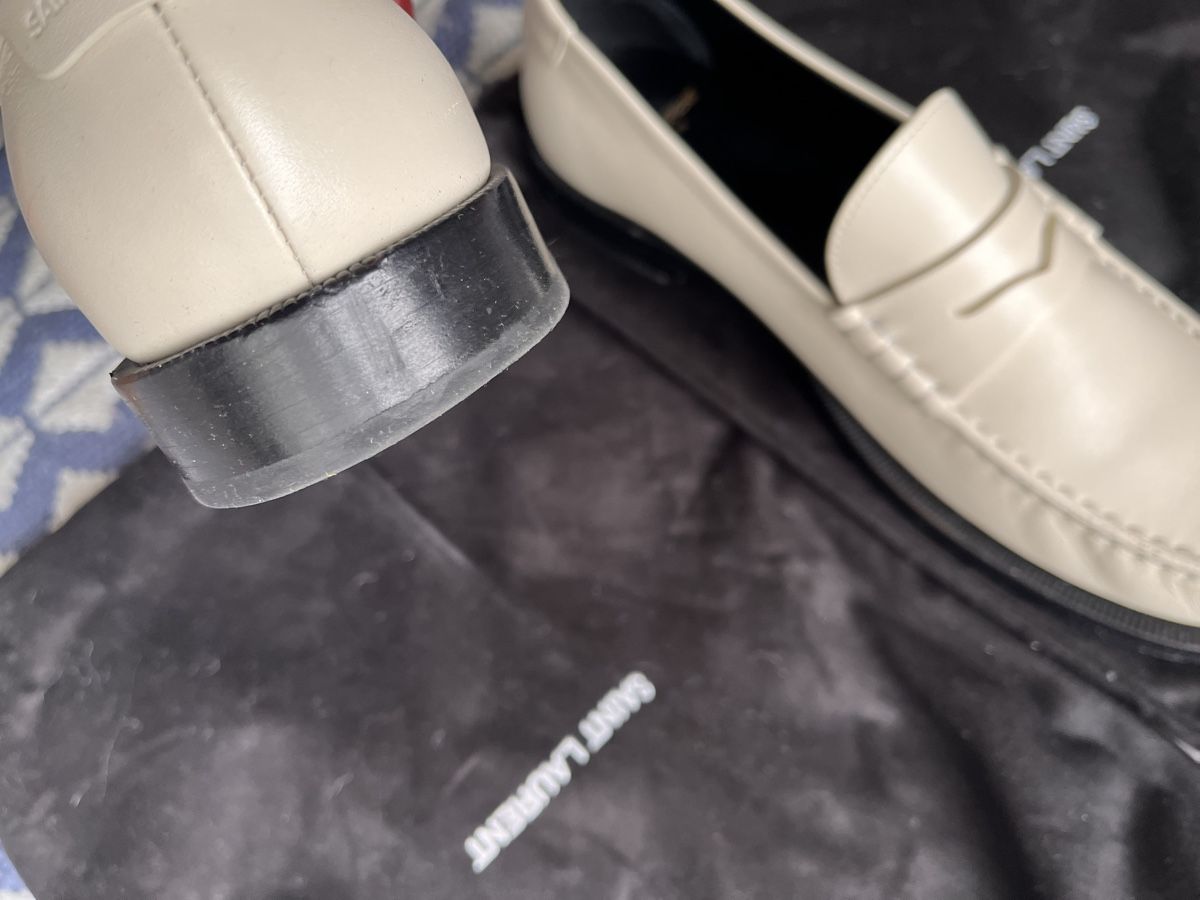 Saint Laurent Scarpe da donna: YSL Loafers Gr. 40 Ecru – Usato da Mammern venduto da whywhy8 3