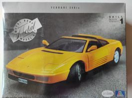 Ferrari 348ts gelb, Metall-Bausatz von Italeri (Testor) 1/24