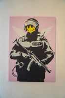 Banksy Kunstdruck "Angel Riot" – Streetart für's Wohnzimmer!