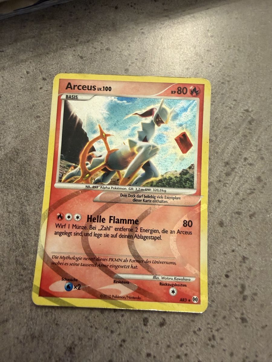 Cartoline: Arceus Karten Kollektion – Nuovo (secondo la descrizione) da Lengnau AG venduto da Liirim 7