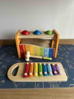 Spielzeug aus Holz mit Xylophon neuwertiger Zustand