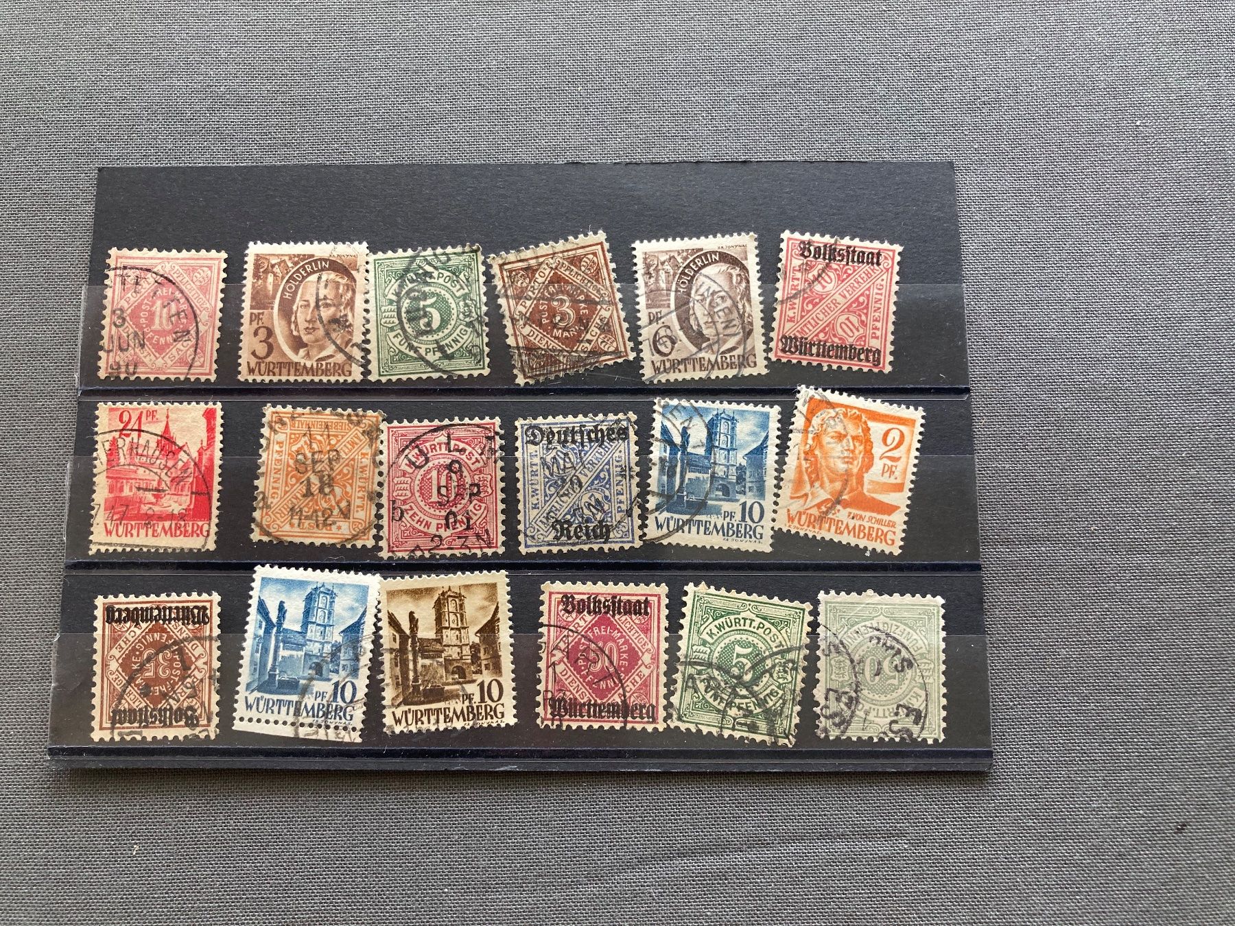 Alle Briefmarken: Alte Briefmarken Württemberg Sammlung Konvolut – Gebraucht aus Zürich von mik_h9ty