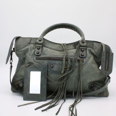 Balenciaga Classic City Bag – Sage/Grau | Ikonisch!