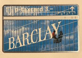 p-taxcard 3.- / Barclay Number One - Seltene Taxcard
