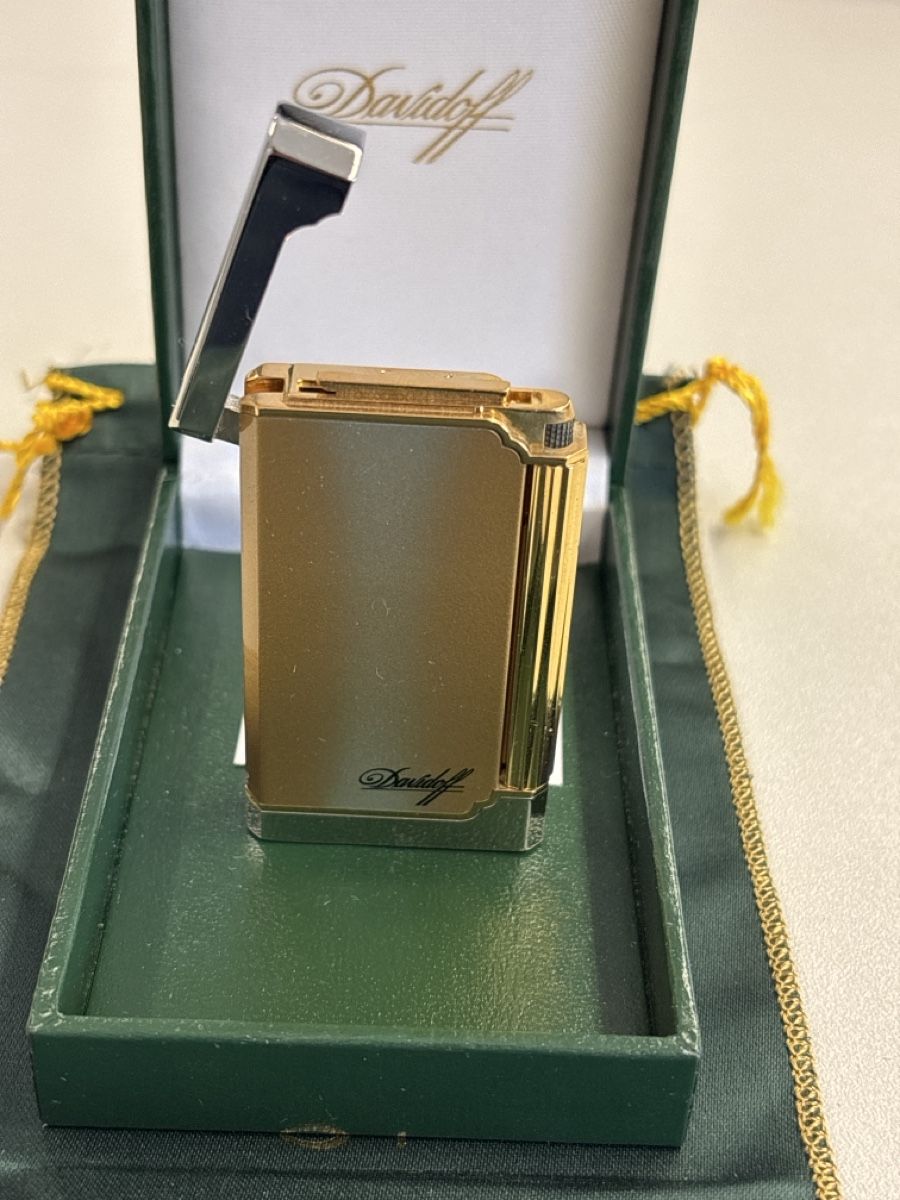 Davidoff Lighter Gold and Silver Tone in Original Box (Neu (gemäss ...