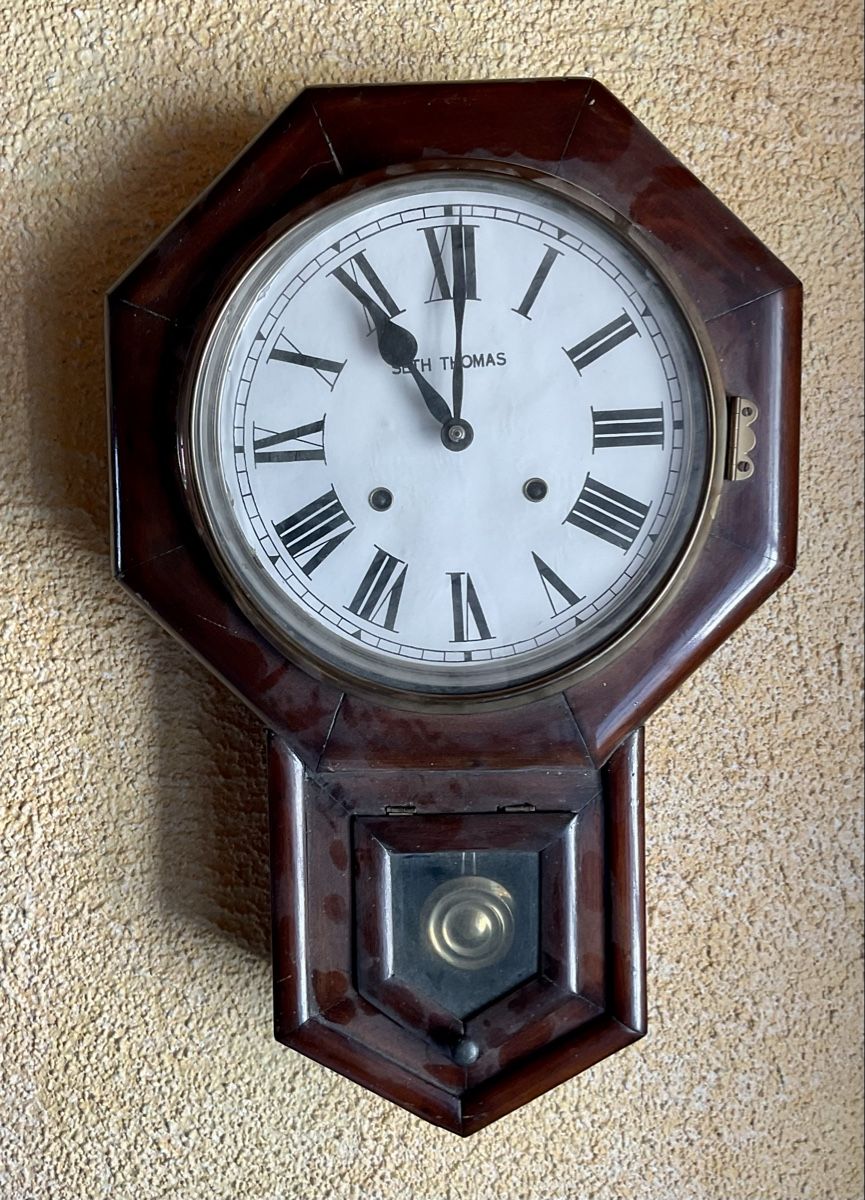 Orologi: Antike Waterbury Wanduhr USA – Usato da Endingen venduto da nathan05