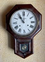 Antike Waterbury Wanduhr USA