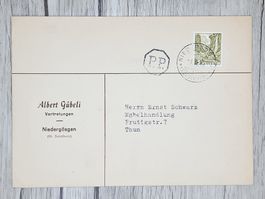 CL13 Enveloppe + Timbre Suisse 1944