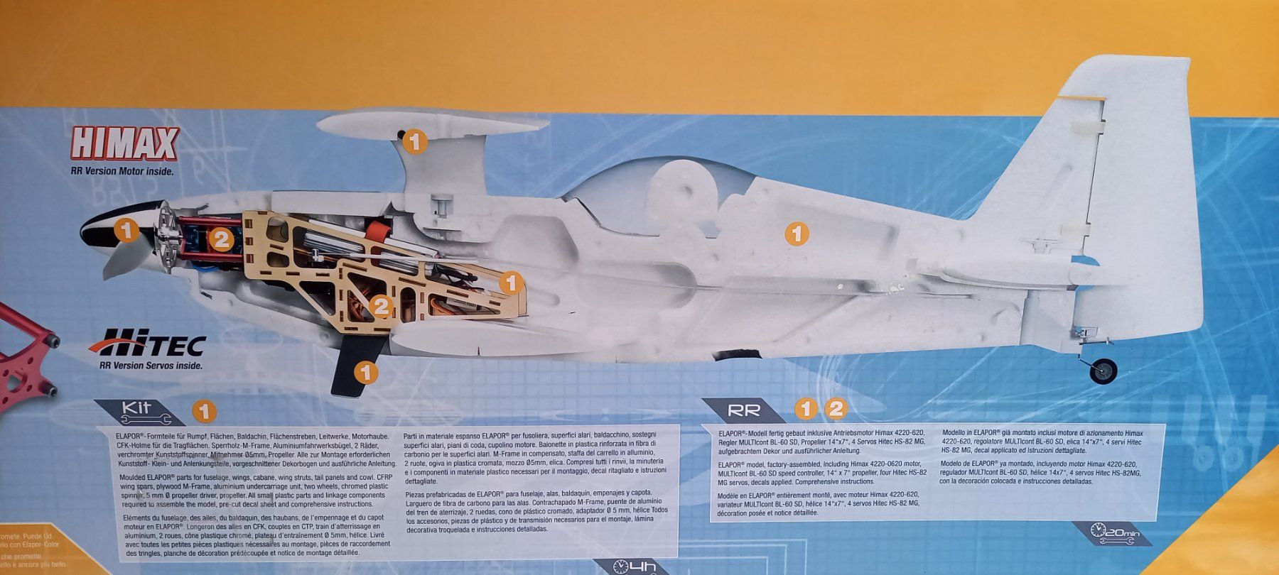 Kit di modellismo & Modellini statici: Magnifique avion Biplan  "Rookstar" de Multiplex – Nuovo e nell'imballaggio originale da La Chaux-de-Fonds venduto da dom_nf8p 2