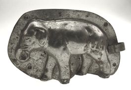 alte Schokoladenform aus Holland süsser Indischer Elefant