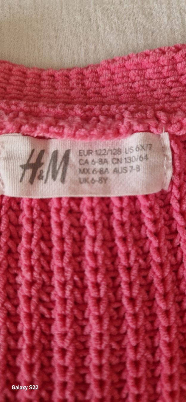 H&M Pullover & Sweatshirts: H&M Mädchen-Pullover Gr. 130 – Rosa, gepflegt – Gebraucht aus Muri b. Bern von rol_xtf8 1