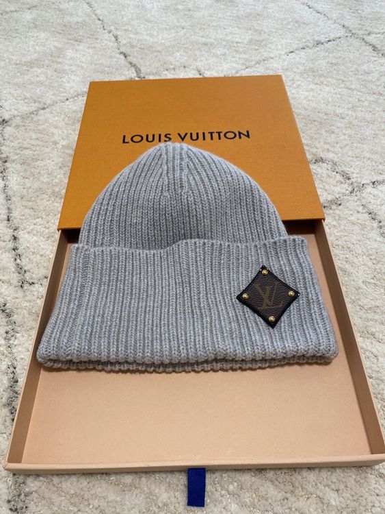 Louis Vuitton Mütze / Beanie in Grau
