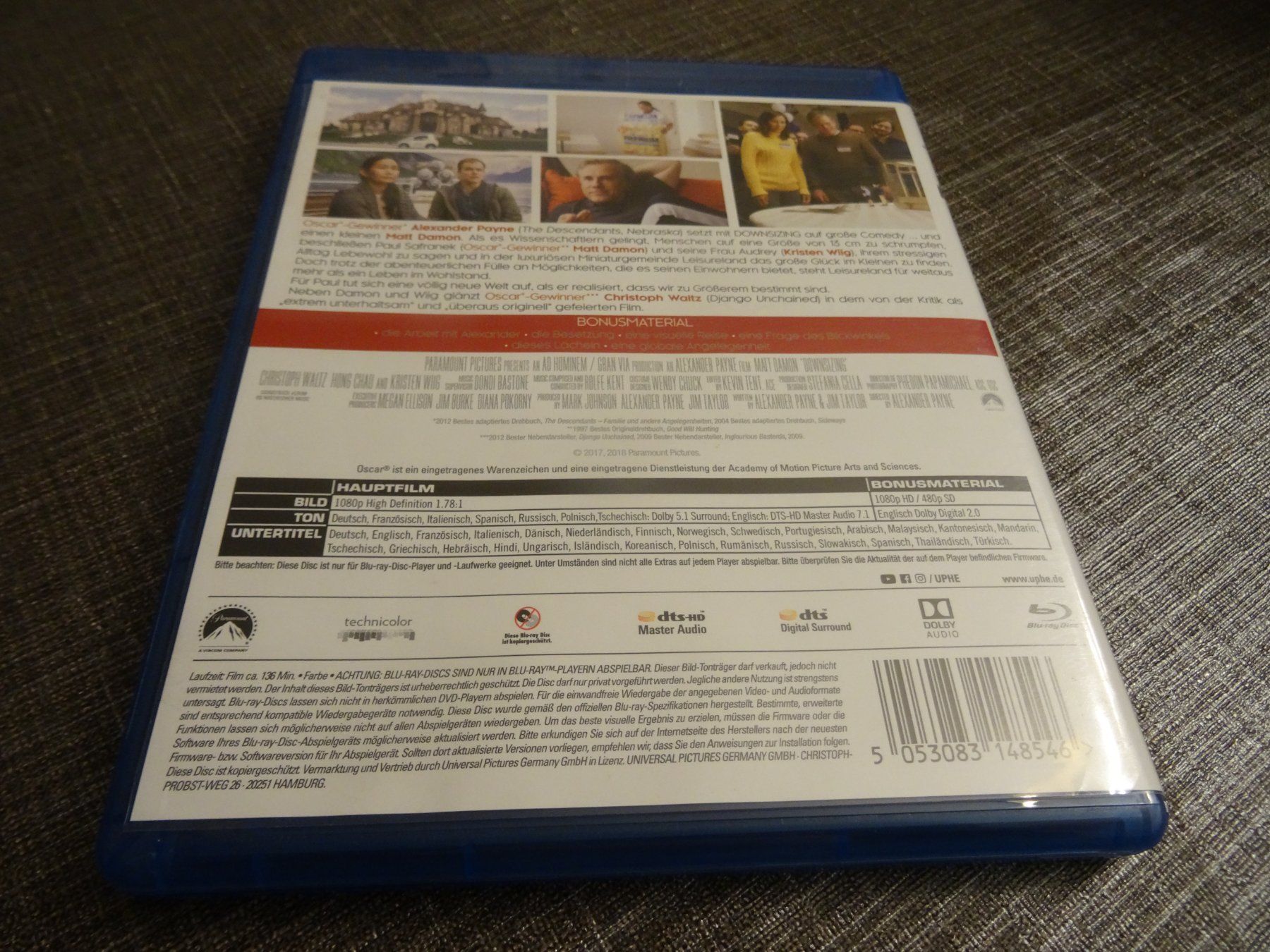 Tous les DVDs: Downsizing BLU-RAY – D'occasion à Olten par Disc-Verkauf 2