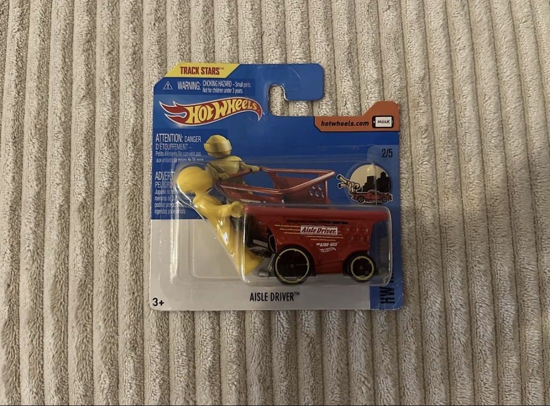 Hot Wheels Modellini d'auto: Aisle Driver Hot Wheels 2017 red – Nuovo e nell'imballaggio originale da Ehrendingen venduto da Duwe_KlG