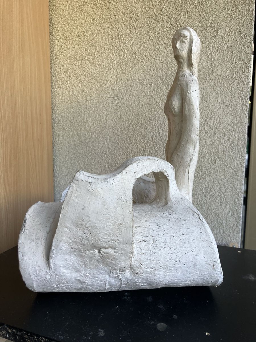 Sculture & Statue: Sculpture en grès avec Personage – Usato da La Tour-de-Peilz venduto da mon_pd6m 1
