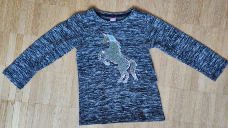 🦄✨ Wunderschöner Pullover mit Pailletten  (Gr. 98 / 2-3 Y)