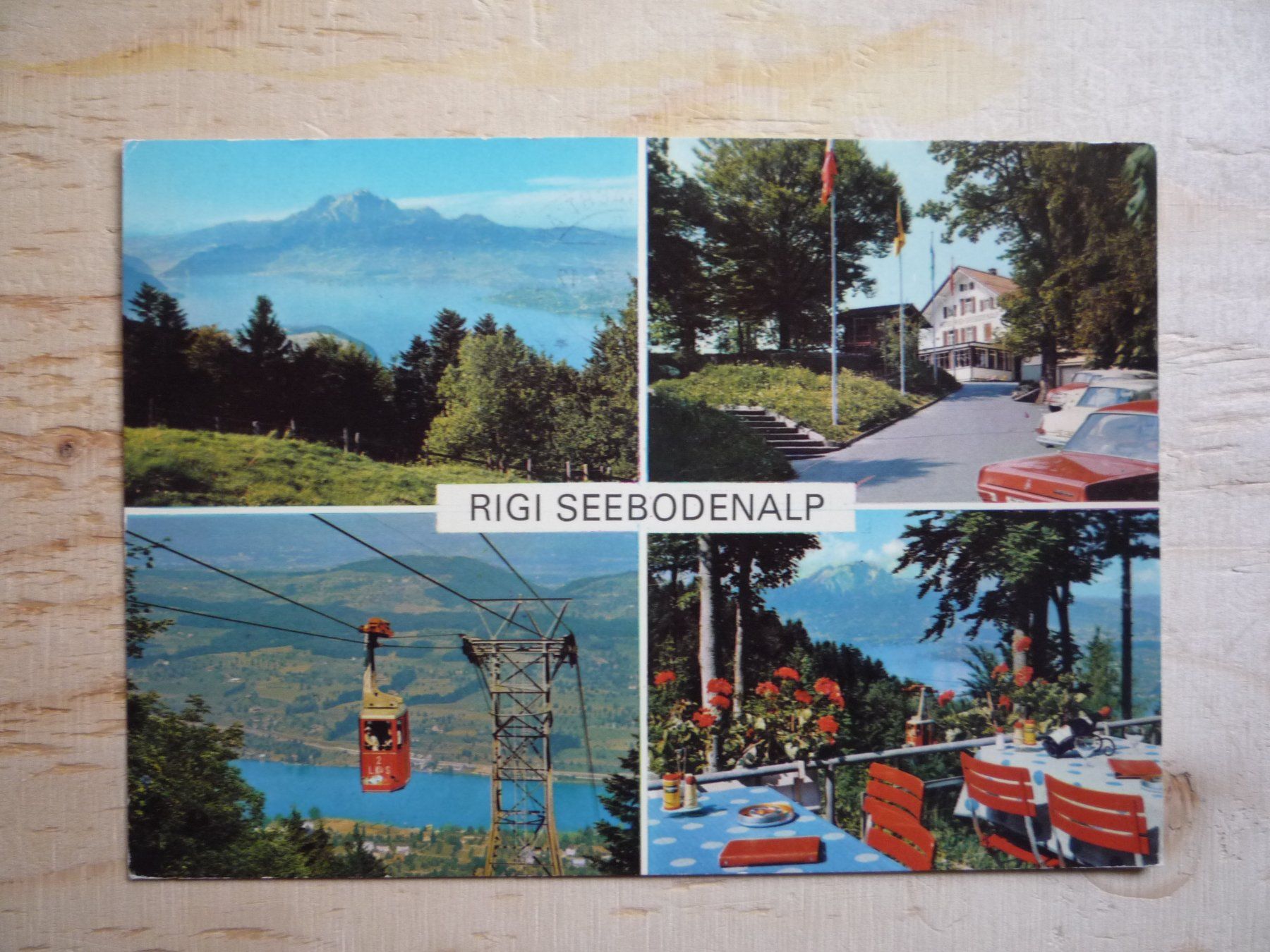 Ansichtskarten: Rigi Seebodenalp, 15.9.72 – Gebraucht aus Rieden SG von Brockehuesli