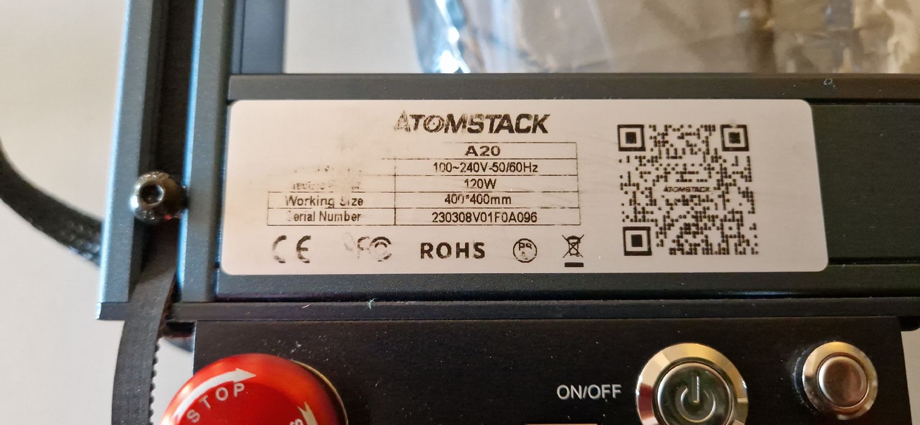 Atomstack Tutte le macchine: Atomstack A20 Lasergravierer 400x400mm Arbeitsbereich – Nuovo (secondo la descrizione) da Wald ZH venduto da err_jott 2