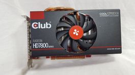 ATI Club3D 2GB 6x Monitore Grafikkarte RADEON HD7800