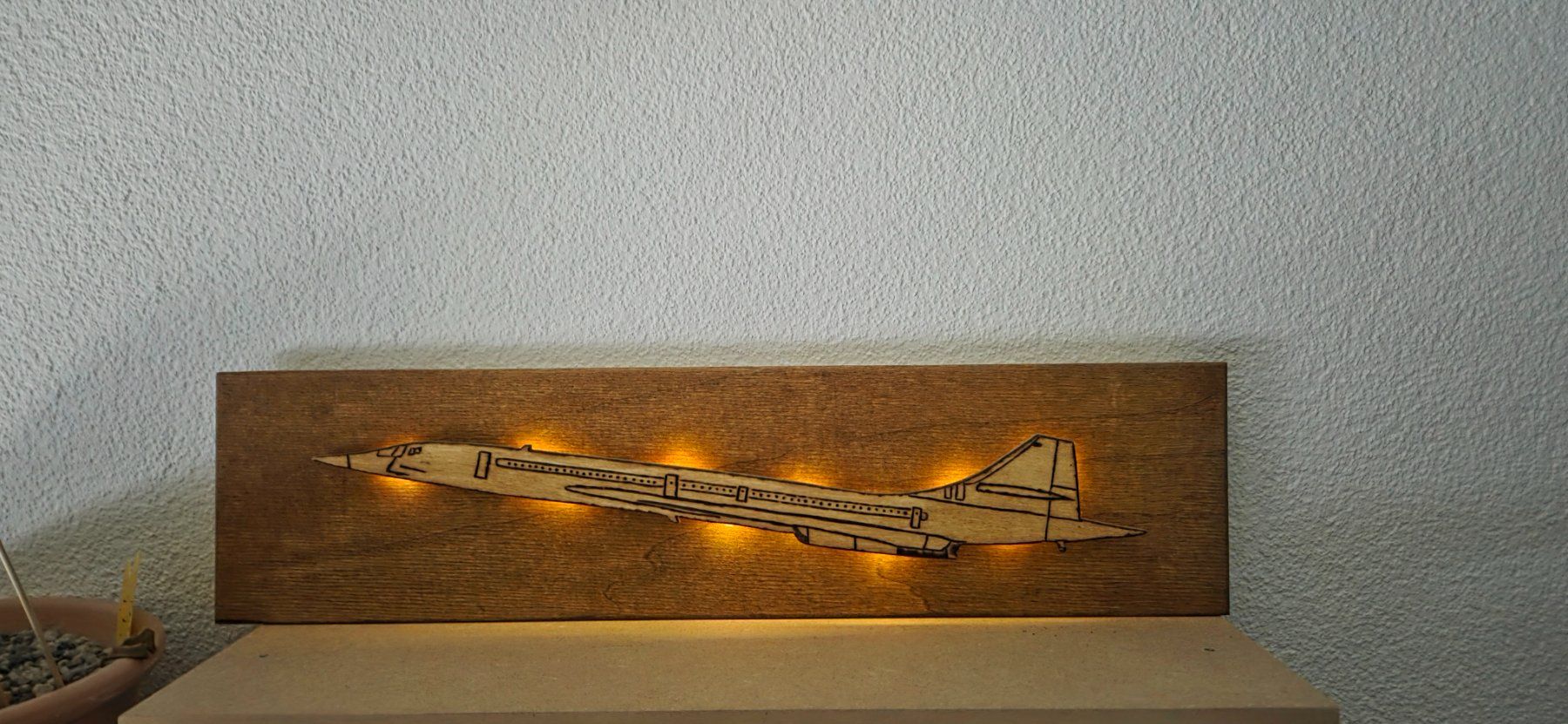 Articoli in legno: Wandbrett Concorde, beleuchtet – Usato da Rümikon AG venduto da Schelm 3